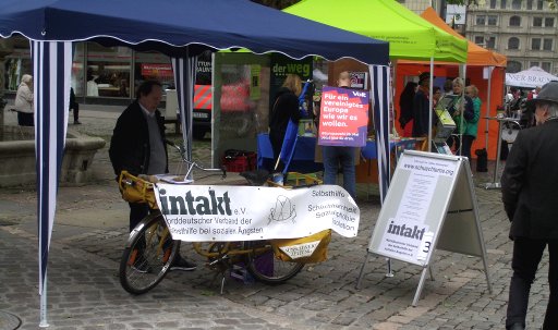 Infostand am Selbsthilfetag