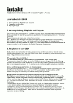  Jahresbericht 2004  
