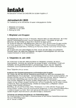  Jahresbericht 2005  
